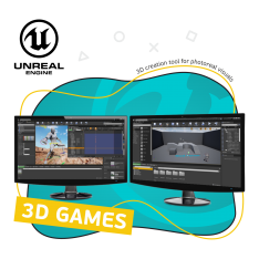 Unreal Engine 4. Игровой движок - КИБЕРшкола программирования для детей, компьютерные курсы для школьников, начинающих и подростков - KIBERone г. Клин