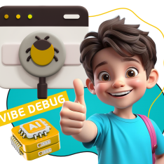 Тестирование & Vibe Debug. Охотники за багами - КИБЕРшкола программирования для детей, компьютерные курсы для школьников, начинающих и подростков - KIBERone г. Клин