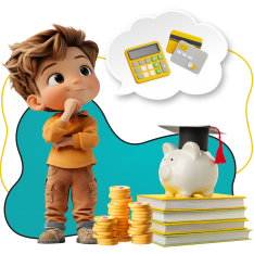 Финансовый интеллект вместе KIBERone - КИБЕРшкола программирования для детей, компьютерные курсы для школьников, начинающих и подростков - KIBERone г. Клин