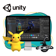 Мир игр на Unity 2D на популярном движке + AI-помощники - КИБЕРшкола программирования для детей, компьютерные курсы для школьников, начинающих и подростков - KIBERone г. Клин