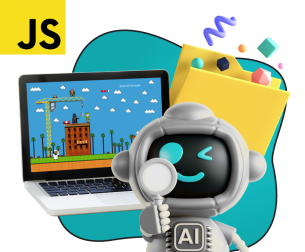 Язык программирования JavaScript + AI. Проектное обучение + геймификация + AI-помощники - КИБЕРшкола программирования для детей, компьютерные курсы для школьников, начинающих и подростков - KIBERone г. Клин