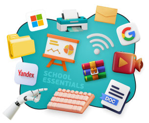 Цифровая база для школьника - КИБЕРшкола программирования для детей, компьютерные курсы для школьников, начинающих и подростков - KIBERone г. Клин