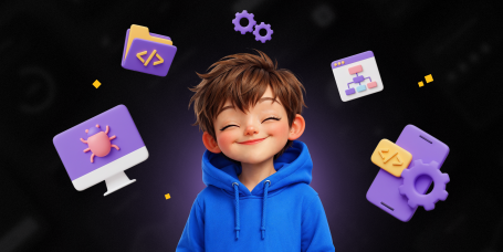 Идеальный сайт с нуля: код, дизайн и AI-помощник - КИБЕРшкола программирования для детей, компьютерные курсы для школьников, начинающих и подростков - KIBERone г. Клин